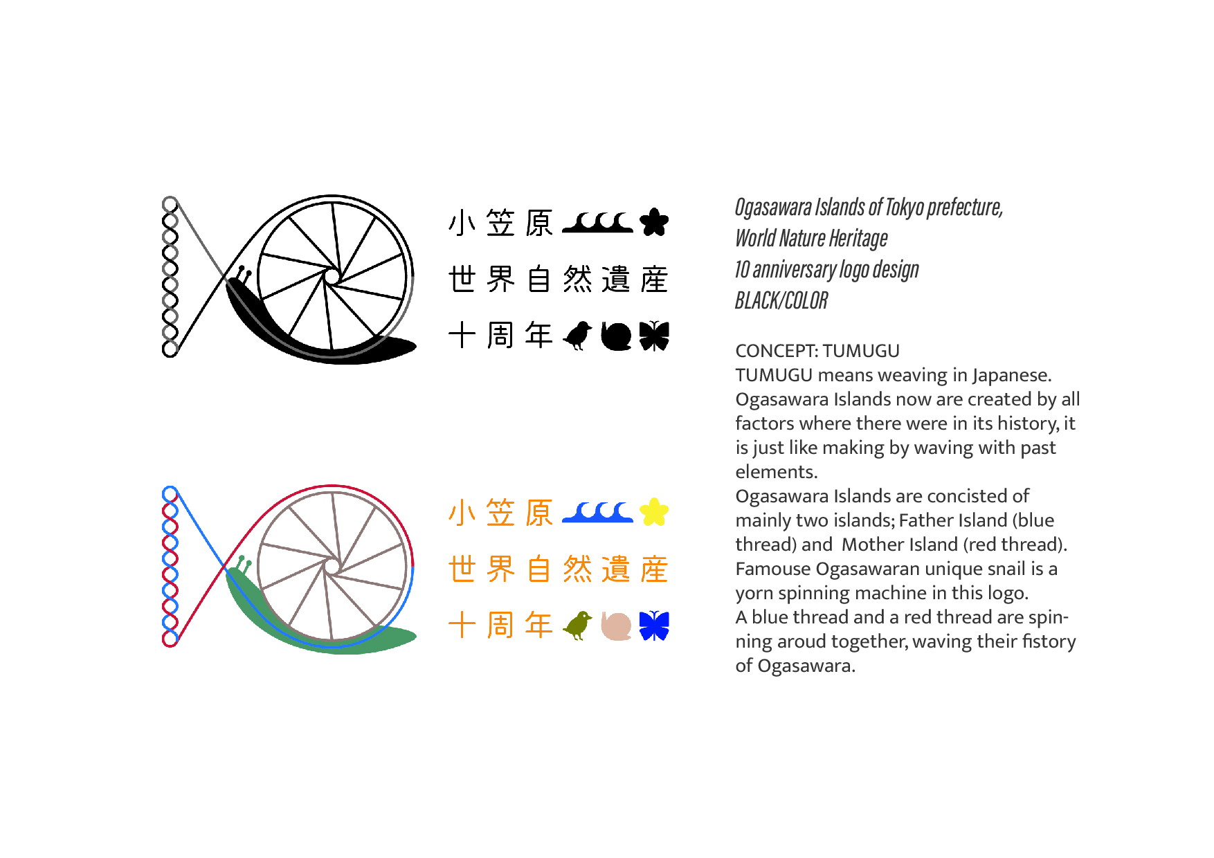 Logo Design for Ogasawara Anniversary