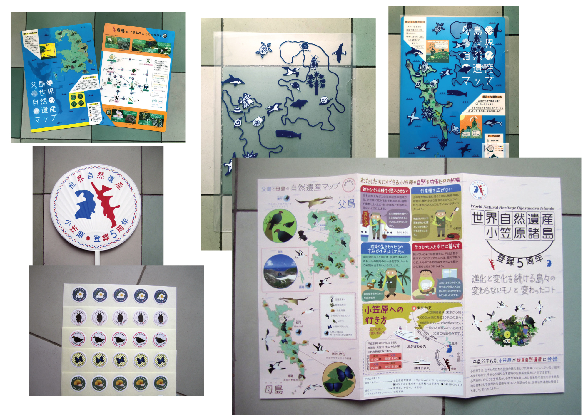 Goods & leaflet Design Ogasawara