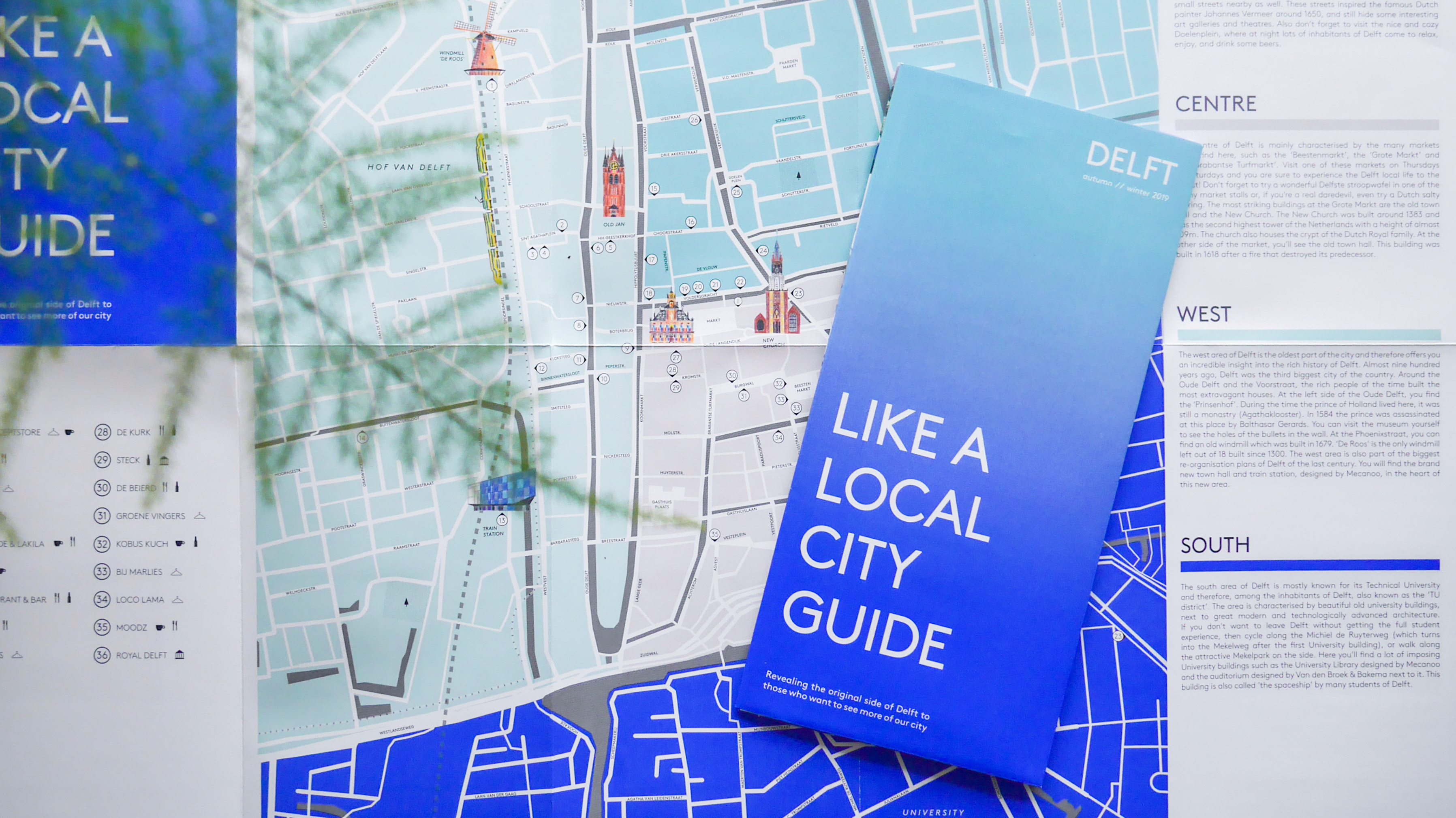 Symbols of Delft Map